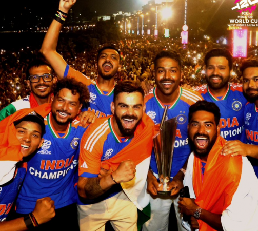 Team India victory parade Team India victory parade