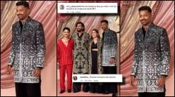 'Is divorce confirmed?: Hardik Pandya  poses with Krunal Pandya and Ishan Kishan as Natasa Stankovic skips Anant-Radhika Sangeet
