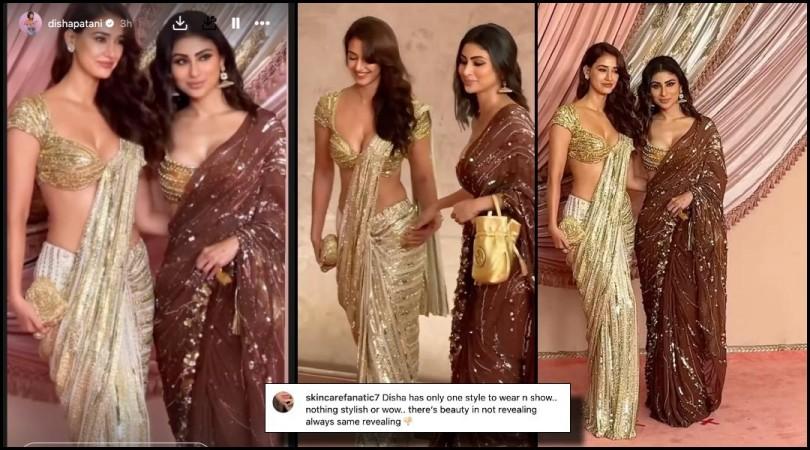 Disha Patani and Mouni Roy walk hand-in-hand as they pose for paps; trolled for their sartorial choices Disha Patani and Mouni Roy walk hand-in-hand as they pose for paps; trolled for their sartorial choices