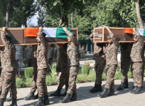 Bodies of martyr soldiers