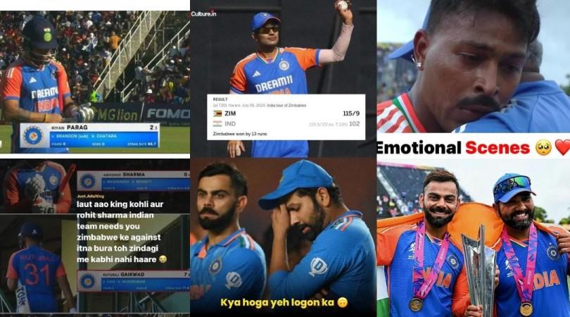 'Laut Aao Virat Kohli, Rohit Sharma': India lose first T20I against Zimbabwe days after winningT20 World Cup, fans unhappy 'Laut Aao Virat Kohli, Rohit Sharma': India lose first T20I against Zimbabwe days after winningT20 World Cup, fans unhappy