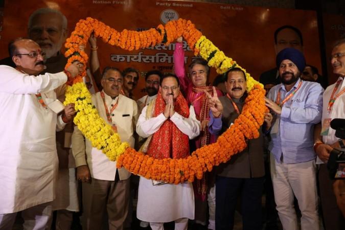 BJP president and Union Health Minister JP Nadda in Jammu JP Nadda