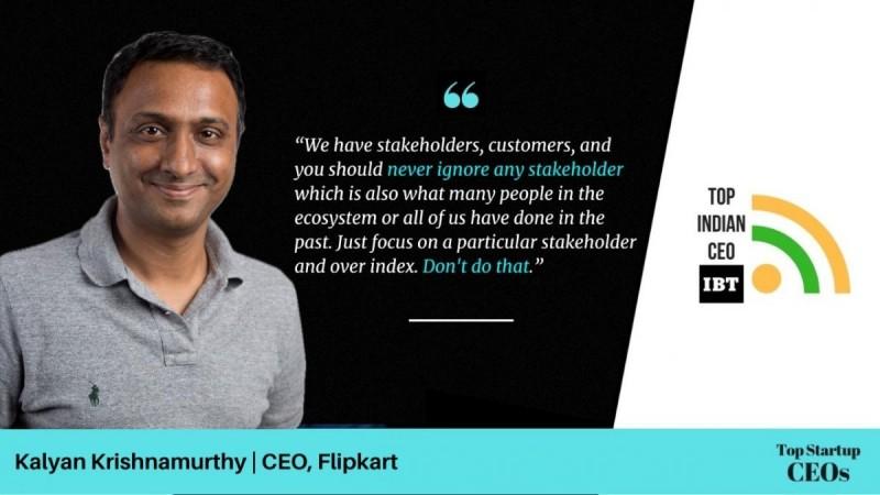 Kalyan Krishnamurthy of Flipkart Honored at IBT CEO Awards 2024 Kalyan Krishnamurthy of Flipkart Honored at IBT CEO Awards 2024