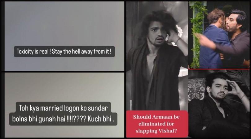 'Married logon ko beautiful bolna gunah hai': Gauahar Khan supports Vishal Panday; slams Armaan Malik for slapping 'Married logon ko beautiful bolna gunah hai': Gauahar Khan supports Vishal Panday; slams Armaan Malik for slapping