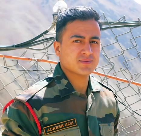Adarsh Negi who lost his life in the line of duty during Kathua terror attack on Monday Adarsh Negi