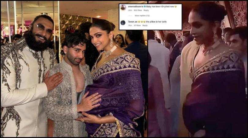 'Why did she allow him to touch her belly?: Orry strikes his signature style pose on pregnant Deepika Padukone's baby bump; Ranveer Singh looks on[Reactions]