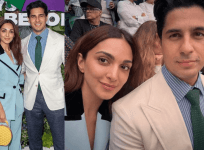 Kiara Advani and Sidharth Malhotra at Wimbledon