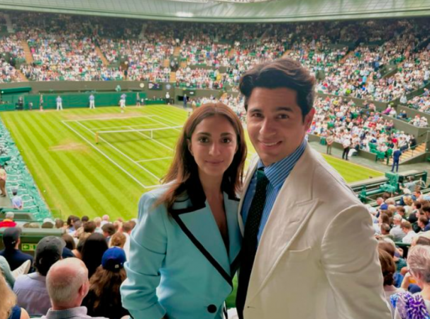 Kiara Advani and Sidharth Malhotra at Wimbledon Kiara Advani and Sidharth Malhotra at Wimbledon