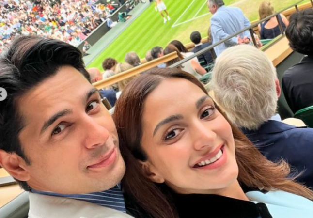 Kiara Advani and Sidharth Malhotra at Wimbledon Kiara Advani and Sidharth Malhotra at Wimbledon