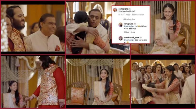 'Is this final wedding video?': Netizens ask as Mukesh Ambani gets teary-eyed; Anant- and Radhika tease, and hug each other during pre-wedding festivities 'Is this final wedding video?': Netizens ask as Mukesh Ambani gets teary-eyed; Anant- and Radhika tease, and hug each other during pre-wedding festivities