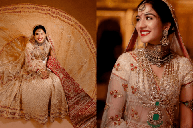 Radhika Merchant bridal look Radhika Merchant bridal look