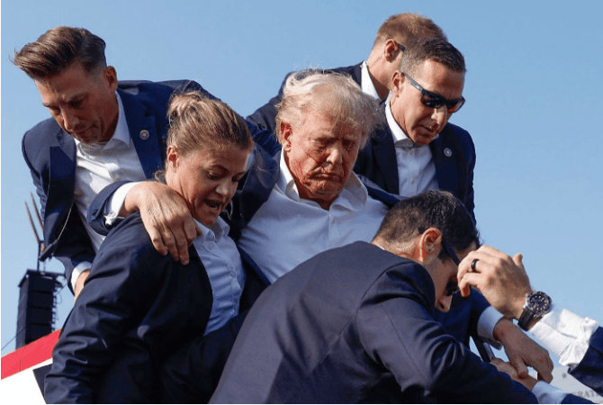 Secret Service agents save Trump Secret Service agents save trump