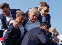 Secret Service agents save trump