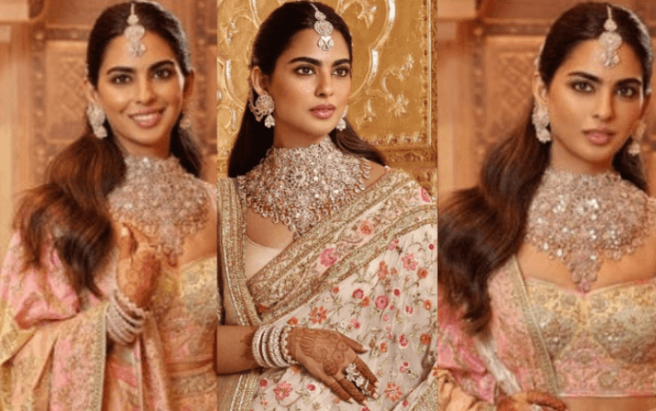 Isha Ambani repeats jewellery Isha Ambani repeats jewellery