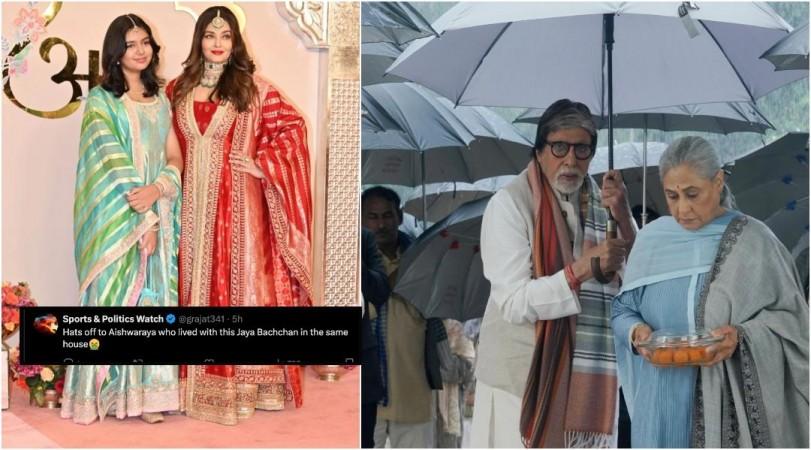 Big B holds an umbrella for wifey Jaya Bachchan Big B holds an umbrella for wifey Jaya Bachchan