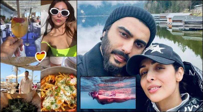 Has Malaika Arora found love?; enjoys in Spain with mystery man amid break-up rumours with Arjun Kapoor [Pics]