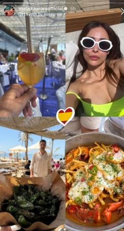 Has Malaika Arora found love?; enjoys in Spain with mystery man amid break-up rumours with Arjun Kapoor [Pics]