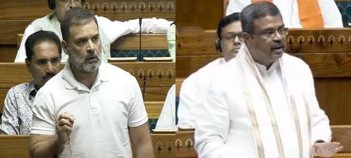 NEET showdown in Parliament: Akhilesh, Rahul question exam system; Education Minister responds NEET showdown in Parliament: Akhilesh, Rahul question exam system; Education Minister responds