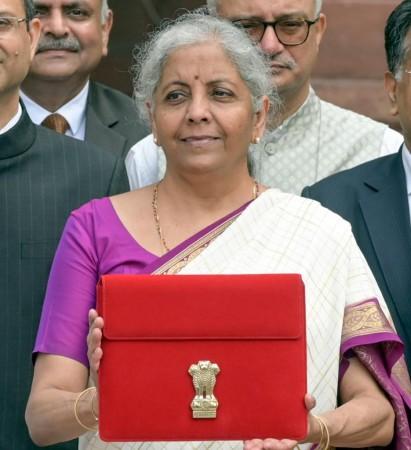 Union Finance Minister Nirmala Sitharaman, Minister of State in Finance Pankaj Chaudhary and other members of finance ministry leave to present the budget in Parliament