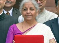 Union Finance Minister Nirmala Sitharaman, Minister of State in Finance Pankaj Chaudhary and other members of finance ministry leave to present the budget in Parliament