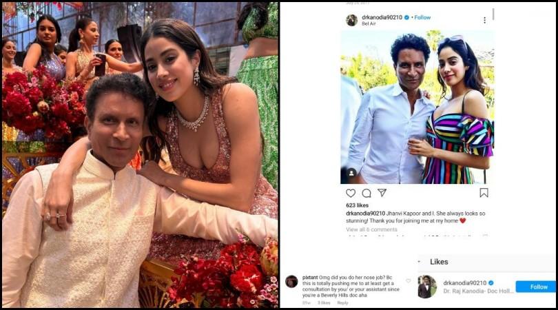 Dr Raj had earlier admitted that he had performed Janhvi Kapoor's rhinoplasty. Dr Raj had earlier admitted that he had performed Janhvi Kapoor's rhinoplasty.
