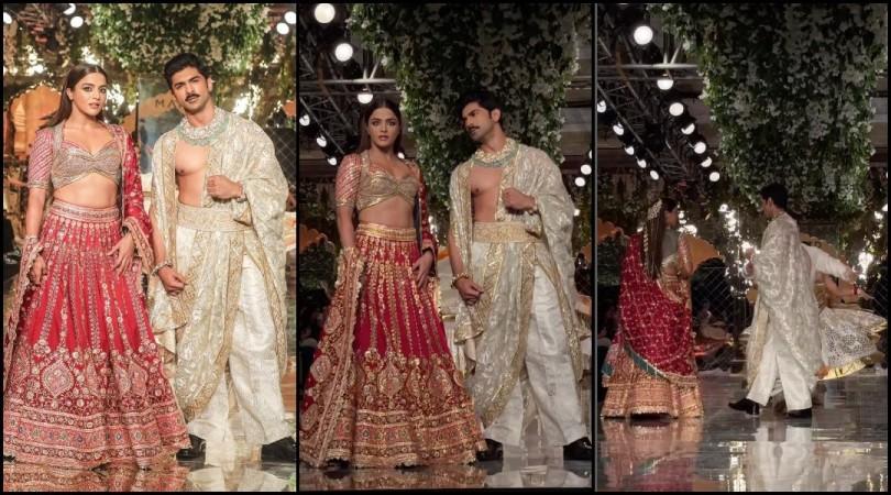 'Who does reserve walk on ramp?': Taha Shah exudes royalty as he walks the runway with Wamiqa Gabbi at ICW [reactions]