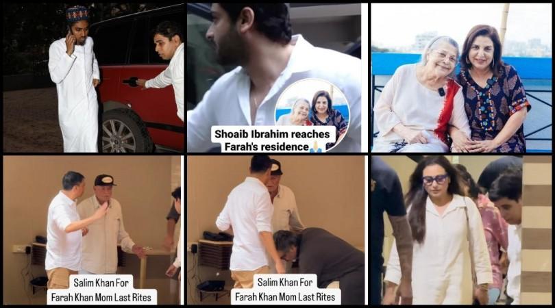 celebs at Farah's house