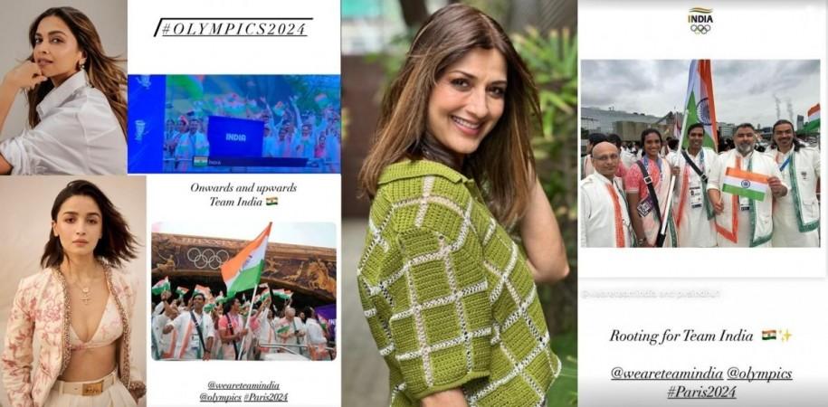 Deepika, Alia Bhatt, Sonali Bendre root for 'Team India' at Paris Olympics Deepika, Alia Bhatt, Sonali Bendre root for 'Team India' at Paris Olympics
