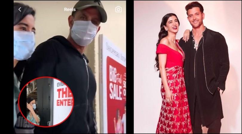 'All is well': Hrithik Roshan and Saba Azad hide their face behind mask as they dispel breakup rumors as they head out for movie date 'All is well': Hrithik Roshan and Saba Azad hide their face behind mask as they dispel breakup rumors as they head out for movie date