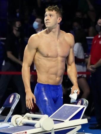Ryan Murphy after his win in the 100 backstroke. Ryan Murphy after his win in the 100 backstroke. Photo by Rob Schumacher, USA Today