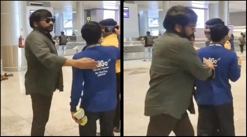 'Rude, arrogant': Chiranjeevi pushes airline employee as he tries to take selfie; gets called out by netizens [Viral video]