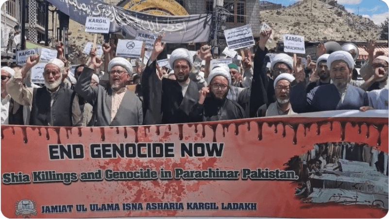 Protest in Kargil
