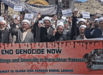 Protest in Kargil