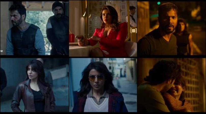 'It's better than Priyanka's season': Samantha,Varun Dhawan perform high-adrenaline stunts, sling guns; fans unhappy with BGM 'It's better than Priyanka's season': Samantha,Varun Dhawan perform high-adrenaline stunts, sling guns; fans unhappy with BGM