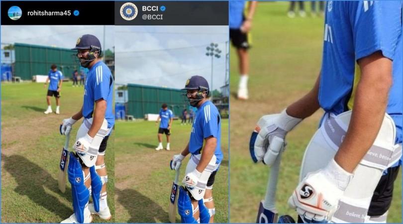 Rohit Sharma deletes training post after social media finds fault in viral photo before Sri Lanka ODI series Rohit Sharma deletes training post after social media finds fault in viral photo before Sri Lanka ODI series