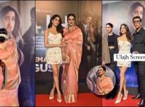 'So dramatic': Rekha kisses Janhvi Kapoor's Ulajh poster; hugs and kisses Sridevi's daughters; fans call Janhvi's outfit 'rawa dosa'