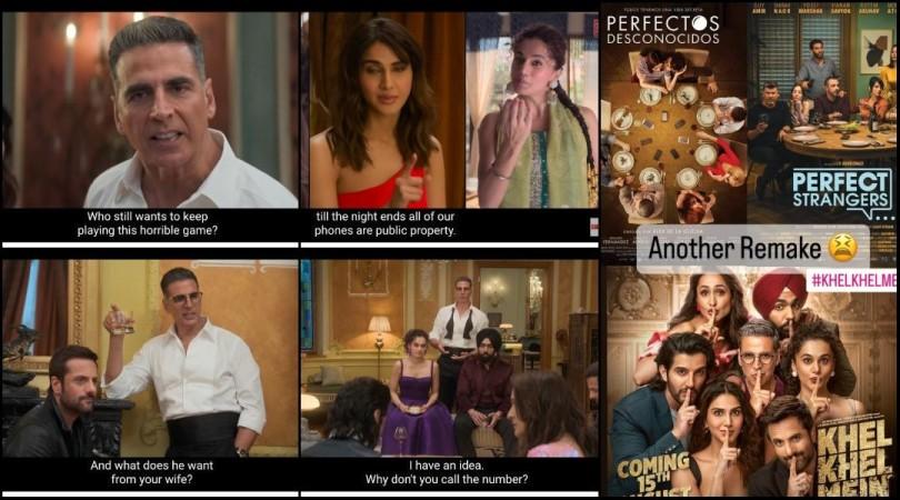 'Cringe comedy copy-pasted': Akshay Kumar's Khel Khel Mein is lifted from 2018 Netflix film which is copied from Italian film 'Cringe comedy copy-pasted': Akshay Kumar's Khel Khel Mein is lifted from 2018 Netflix film which is copied from Italian film