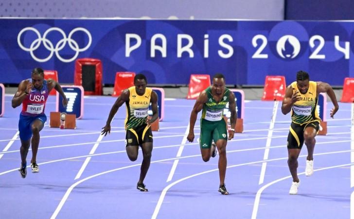 Paris: Men's 100m Final at Paris Olympics Games 2024 Paris: Men's 100m Final at Paris Olympics Games 2024