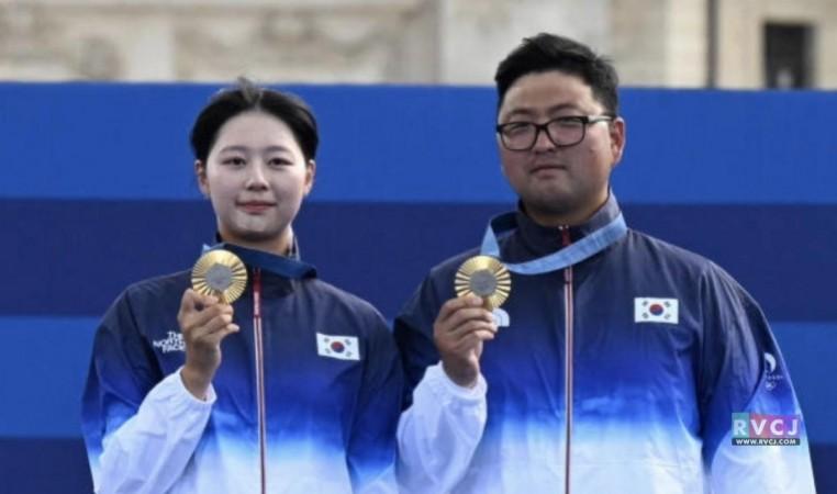 South Korea sweeps all five gold medals in archery in Elimination Rounds of the Olympic Games in Paris on Sunday South Korea sweeps all five gold medals in archery in Elimination Rounds of the Olympic Games in Paris on Sunday