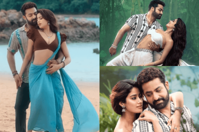 Janhvi Kapoor, Jr NTR's Dheere Dheere song from Devara: Netizens say "get  over navel and cleavage" - IBTimes India