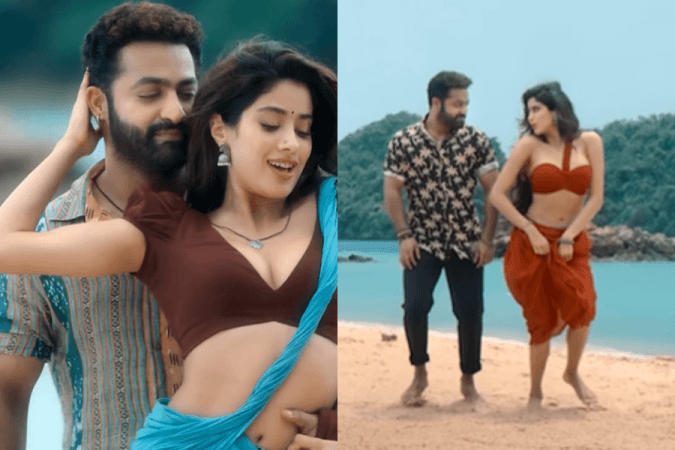 Janhvi, jr ntr in dheere dheere song Janhvi, jr ntr in dheere dheere song
