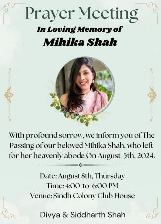 Jab We Met actor Divya Seth's daughter Mihika dies of seizure; prayer meet to be held on August 8 Jab We Met actor Divya Seth's daughter Mihika dies of seizure; prayer meet to be held on August 8