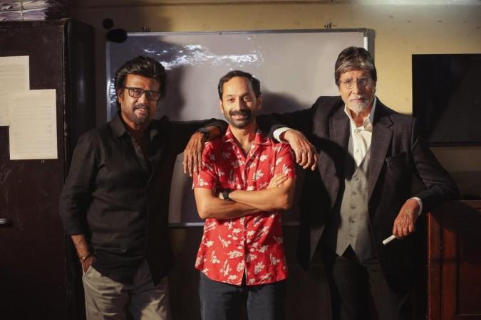 Fahadh Faasil With Rajinikanth And Amitabh Bachchan Fahadh Faasil With Rajinikanth And Amitabh Bachchan