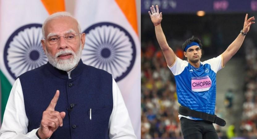PM Modi dials Neeraj Chopra, hails sportsman spirit of Olympian's family