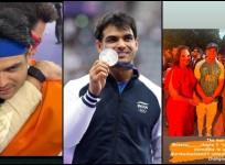 'Of love, hugs and victory': Abhishek Bachchan hugs emotional Neeraj Chopra; Lara Dutta, Mahesh Bhupathi posed with silver medalist