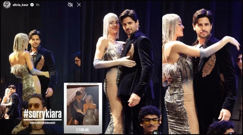 'Sorry Kiara': Model Alicia Kaur apologies she gets cozy, flirty on ramp with Sidharth Malhotra making him uncomfortable; fans react 'Sorry Kiara': Model Alicia Kaur apologies she gets cozy, flirty on ramp with Sidharth Malhotra making him uncomfortable; fans react