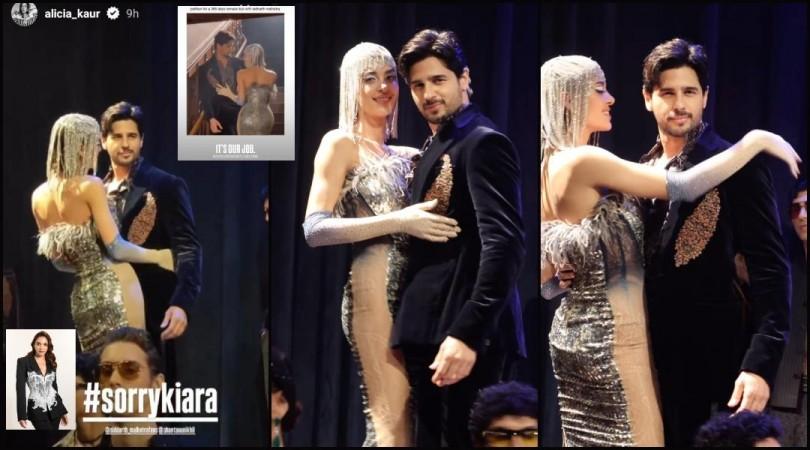 'Sorry Kiara': Model Alicia Kaur apologies she gets cozy, flirty on ramp with Sidharth Malhotra making him uncomfortable; fans react 'Sorry Kiara': Model Alicia Kaur apologies she gets cozy, flirty on ramp with Sidharth Malhotra making him uncomfortable; fans react