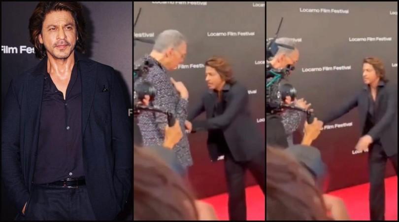 'Rude, arrogant': Shah Rukh Khan pushed an elderly man during photo-ops at Locarno Film Festival; leaves fans divided 'Rude, arrogant': Shah Rukh Khan pushed an elderly man during photo-ops at Locarno Film Festival; leaves fans divided