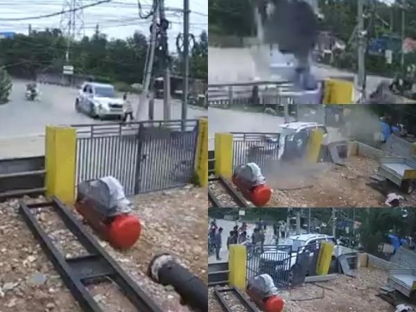 Speeding SUV driven by drunk youth kills pedestrian in Hyderabad (Pics: CCTV grab) Speeding SUV driven by drunk youth kills pedestrian in Hyderabad (Pics: CCTV grab)
