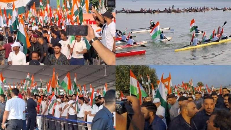 Over 10,000 participate in Kashmir 'Tiranga Rally' Over 10,000 participate in Kashmir 'Tiranga Rally'
